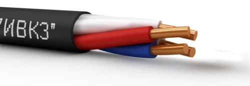 Силовой кабель Ивановский Кабельный Завод КВВГнг(А)-LS контрольный 4х2.5мм² ГОСТ черный, 1м / провод