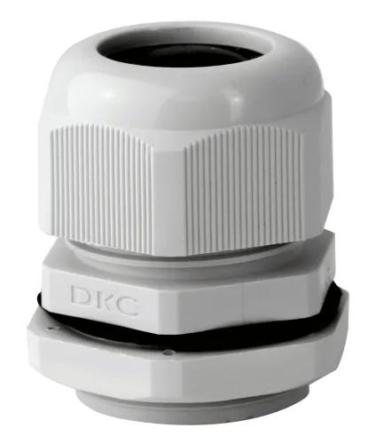 Сальник DKC / ДКС PG13.5 с контргайкой для герметичного ввода кабеля в щитовое оборудование, IP68, с уплотнительным кольцом, диаметр 6-12мм / электрика