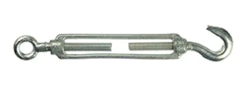 Талреп REXANT / Рексант крюк-кольцо, DIN 1480, из оцинкованной стали, серебристый, М8 / такелаж