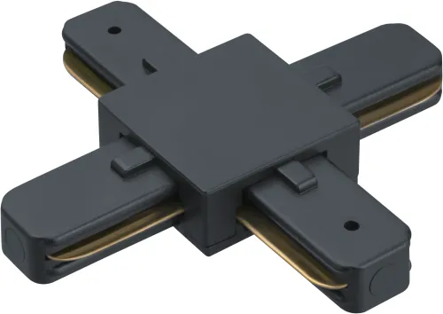Коннектор для шинопровода Navigator NLT-C-1L-AS2-BL-X, черный
