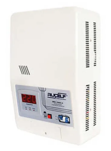 Стабилизатор напряжения RUCELF SRW-10000-D релейный белый