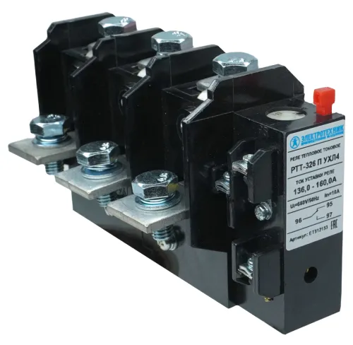 Реле электротепловое Электротехник РТТ-326 П, 136-160А, 660В