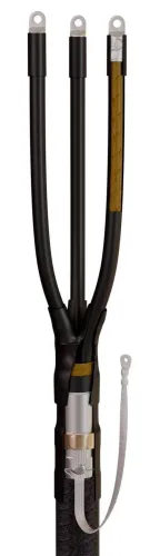 Муфта кабельная концевая КВТ 3КВНТп-1-25/50 (Б), изоляция из пластмассы/бумаги до 1кВ с болтовыми наконечниками, 3 жилы / электрика