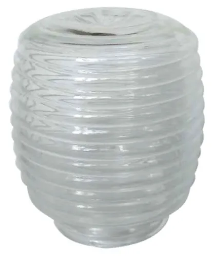 Рассеиватель Элетех Бочонок ННС 62-001-А 85, стекло, прозрачный, размером 124×124×140мм / освещение