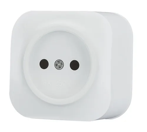 Розетка TOKOV ELECTRIC Frea без заземления, 16А IP20, белый