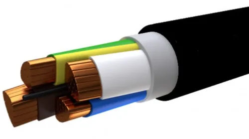 Силовой кабель Кавказкабель ВВГнг(А)-LS-1 в ПВХ изоляции круглый, 4х95мм² ГОСТ черный, 1м / провод