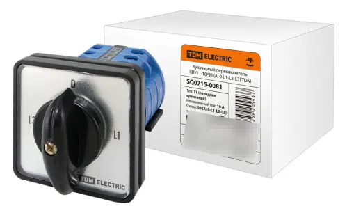 Переключатель TDM Electric КПУ11-10/98 4 позиции, 10А, IP20
