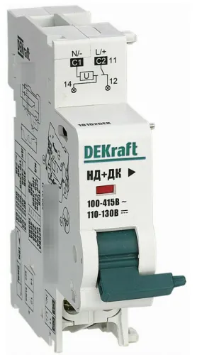 Расцепитель DEKraft независимый с доп. контактом, арт. 18102DEK