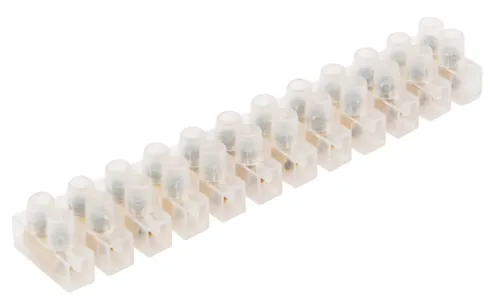 Клеммная колодка REXANT KВ-4 винтовая, полиэтилен, 12 пар, 3A, 400V