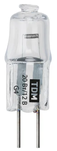 Лампочка галогенная TDM Electric JC-20Вт 12В G4 SQ0341-0046