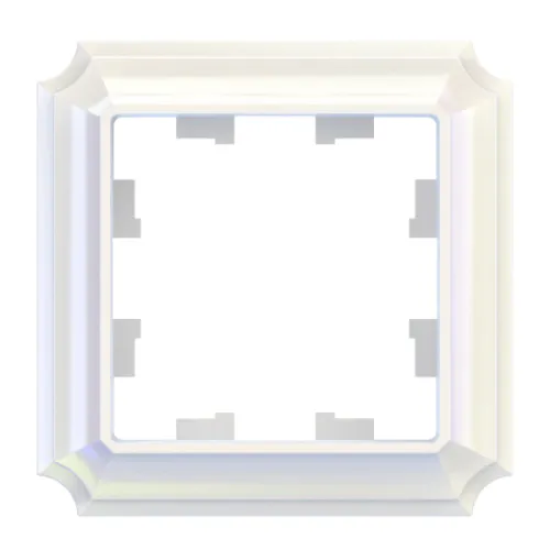 Рамка электроустановочная Systeme Electric / Систем Электрик AtlasDesign Antique ATN100401 жемчуг, 1 пост / для розеток и выключателей
