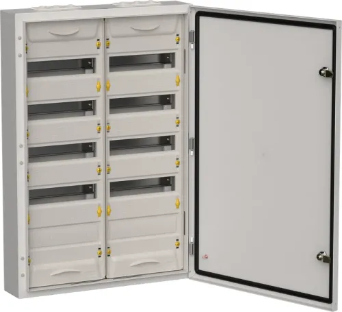 Щит распределительный IEK / ИЭК TITAN 5 ЩРн-120 У2, стальной серый, 120 модульных расстояний 5 рядов, IP54 размером 835х570х140мм / электрика