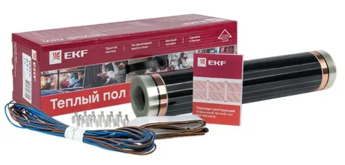 Теплый пол EKF инфракрасный, 6м², 1320Вт, Ik-220-1320/0,5-6