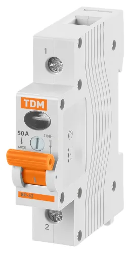 Выключатель нагрузки TDM Electric ВН-32 1P 50A SQ0211-0006