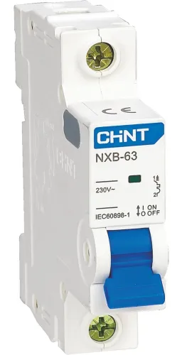 Автоматический выключатель CHINT NXB-63H, 1P 6А C 10кА