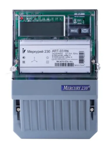 Счетчик электроэнергии Меркурий 230 ART-02 PQRSIN трехфазный