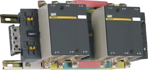 Контактор IEK КТИ-51153 реверс 115А 230В KKT53-115-230-10