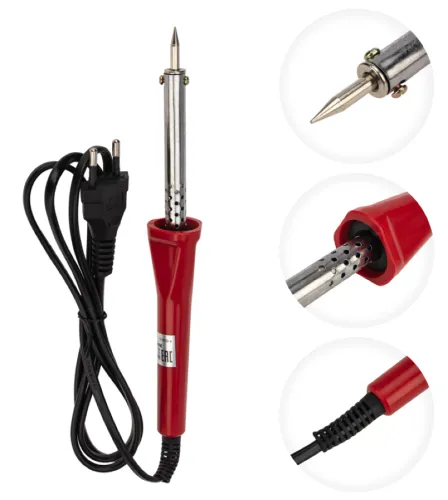 Паяльник электрический PROconnect / Проконнект Classic с долговечным жалом и керамическим нагревателем, 60Вт 230В, нагрев за 480с, 12-0124-4 / электроинструмент