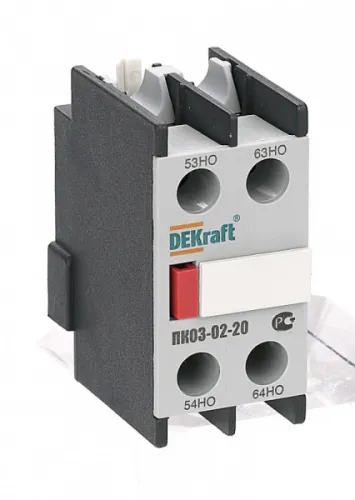 Дополнительный контакт DEKraft КМ-103 2НО 690В 10А