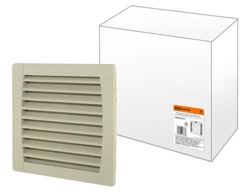 Вентиляционная решетка TDM Electric SQ0832-0014 с фильтром, бежевая