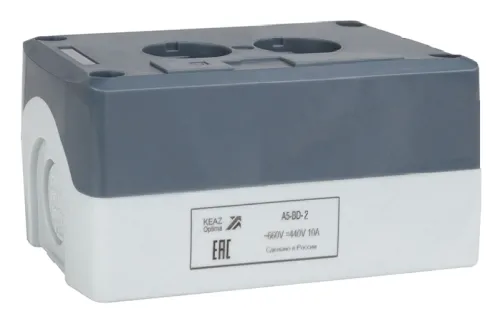 Корпус кнопочного поста КЭАЗ OptiSignal D22 A5-BD-2 XALD02