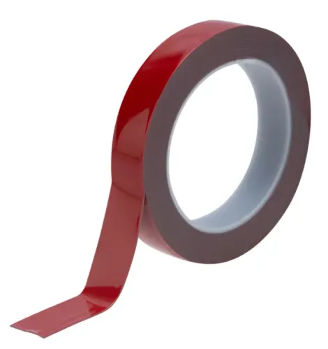 Скотч Rexant / Рексант строительный, двухсторонний, на основе акриловой HBA-основы, серый, ширина 20мм, толщина 0.8мм, длина 5м / монтажная лента