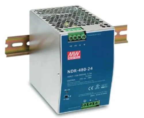 Блок питания MEAN WELL NDR-480-24 на DIN-рейку, 480Вт