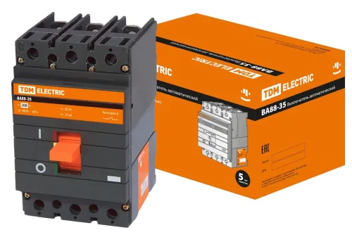 Автоматический выключатель TDM Electric ВА88-35 3Р 200А 35кА