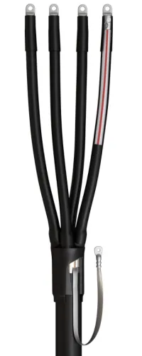 Муфта кабельная концевая КВТ 4ПКТп-1-16/25(Б), пластмассовая и ЭПР изоляция до 1кВ с болтовыми наконечниками, 4 жилы / электрика