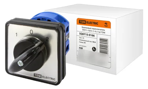 Переключатель кулачковый TDM Electric КПУ11-10/51 10А 400В
