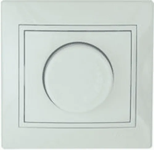 Диммер Lezard Mira поворотно-нажимной белый 800Вт 220В IP20