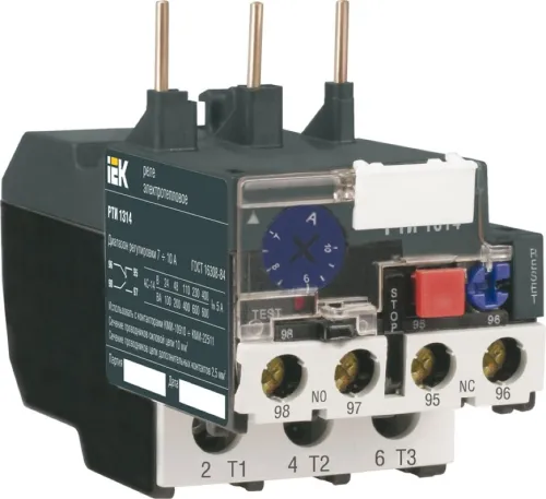 Реле электротепловое IEK РТИ-1307, 1.6-2.5А, DRT10-D016-D025