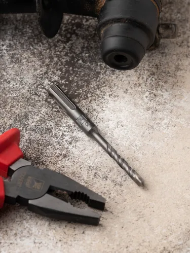 Бур по бетону EKF Master 2 резца 4S ВК8 6мм 110мм SDS+