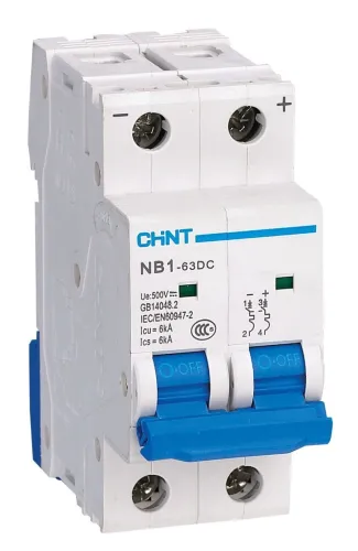 Автоматический выключатель CHINT NB1-63DC 2P 32A 500В 182723