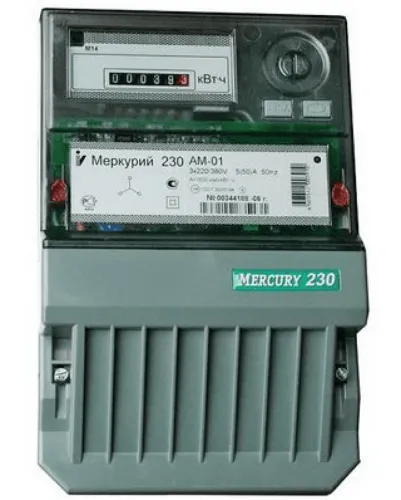 Счетчик электроэнергии Меркурий 230 АМ-01, 5-60А, 380В