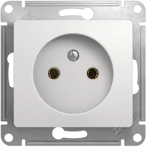 Розетка Systeme Electric Glossa GSL000141, 16А 250В, белая