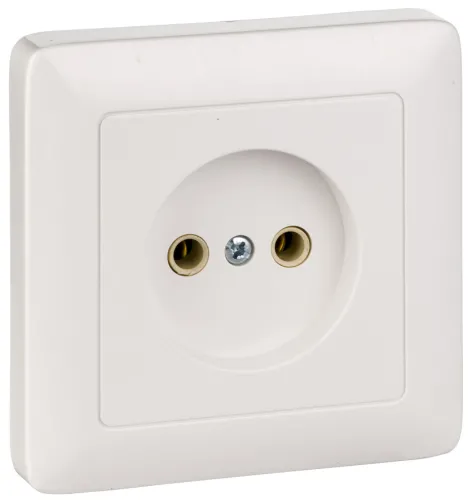 Розетка силовая Systeme Electric Хит RS10-132-B 10А, белая