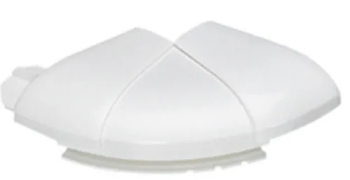 Угол Legrand / Легранд DLP внешний, пластиковый белый, размером 80х50мм / аксессуары для кабель каналов