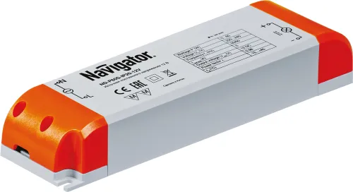 Драйвер Navigator ND-P60S-IP20-12V, 60Вт, 94679, для ленты