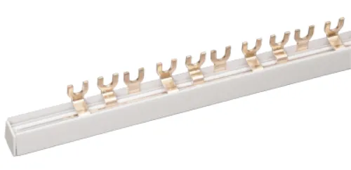 Шина соединительная IEK FORK, медь/пластик, 3P 100A, 1м