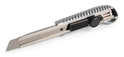 Нож строительный КВТ НСМ-03 Профи, серый, 200мм