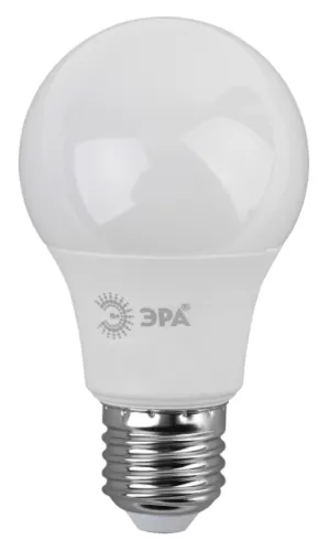 Светодиодная лампа ЭРА STD LED A60-7W-860-E27, груша, 6000К