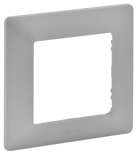 Рамка электроустановочная Legrand Valena Life 754137, алюминий