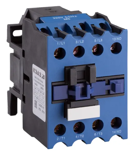 Пускатель ручной кнопочный КЭАЗ ПМЛ-2100-25А-220AC-УХЛ4-Б магнитный в пластиковом корпусе, синий, 220В 25А, 110570