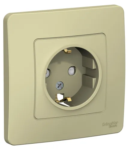 Розетка Systeme Electric Blanca 16А 250В IP20 бежевый