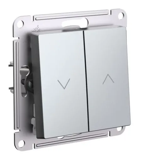 Выключатель для жалюзи Systeme Electric AtlasDesign двухклавишный
