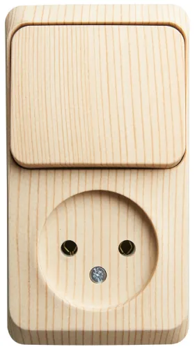 Блок Systeme Electric Этюд розетка и выключатель BPA16-204D