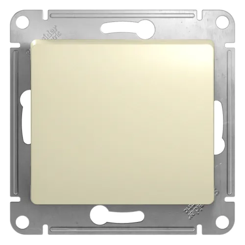 Выключатель Systeme Electric Glossa, 10АX IP20, бежевый, GSL000271