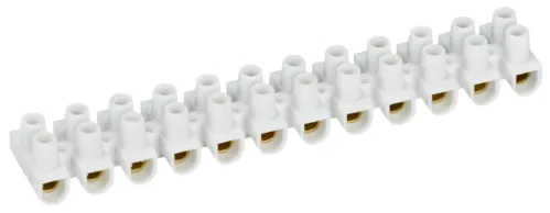 Клеммная колодка IEK ЗВИ-15 н/г винтовая 12 полюсов UZV2-015-06