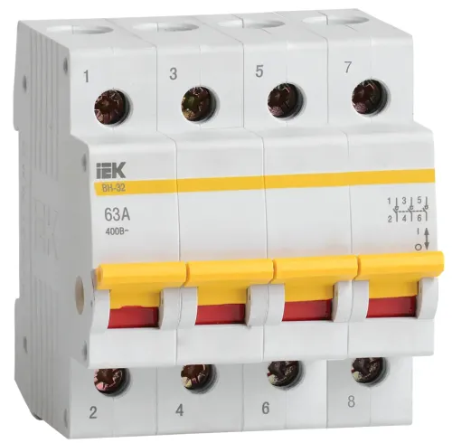 Выключатель нагрузки IEK ВН-32 4P 63A, MNV10-4-063